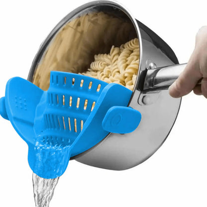 Adjustable Clip-On Pot Strainer - Perfect for Pots, Pans, and Bowls!