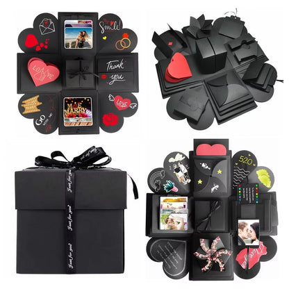 Create Lasting Memories with Our DIY Explosion Photo Album Gift Box – Perfect for Valentine's Day Surprises!
