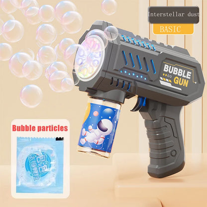 Ultimate Automatic Bubble Gun Rocket Machine - The Perfect Outdoor Bubble Blower for Kids Aged 3-6!