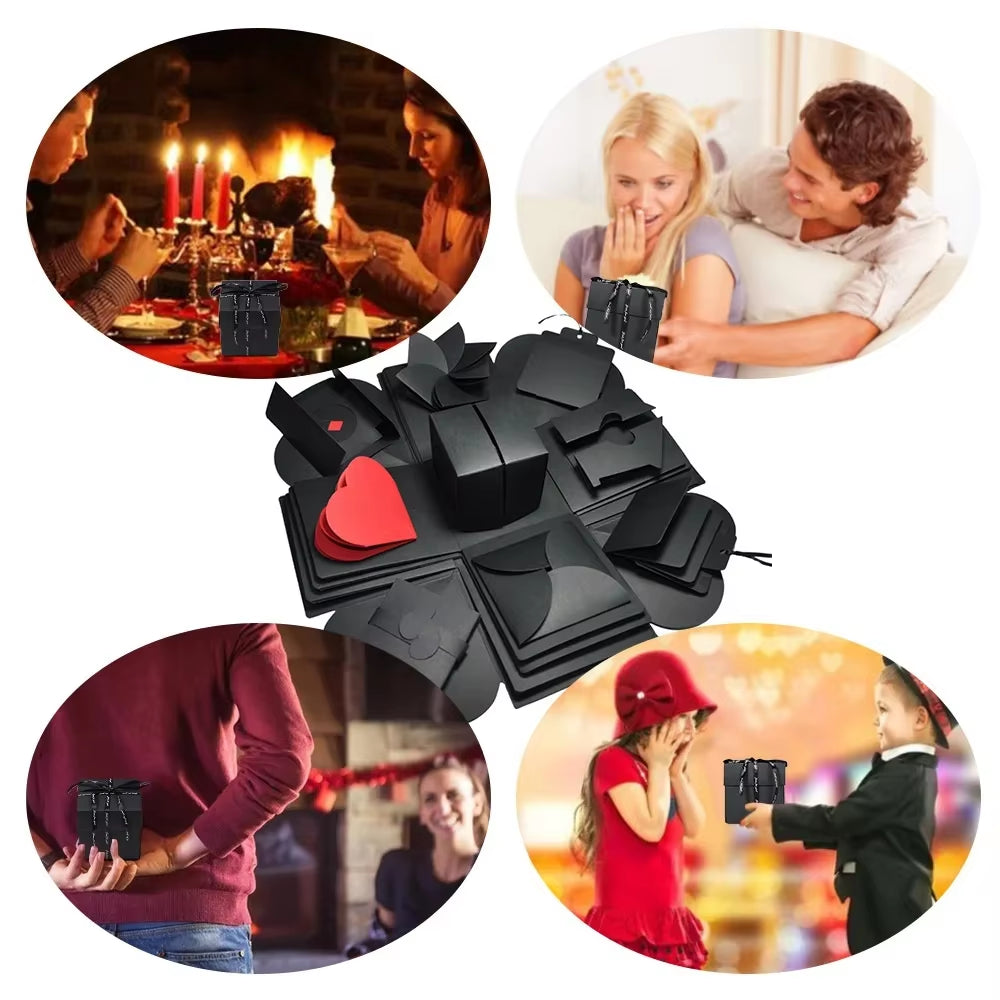 Create Lasting Memories with Our DIY Explosion Photo Album Gift Box – Perfect for Valentine's Day Surprises!