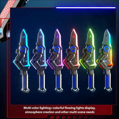 Light-Up Sword & Axe Set - Dazzling Multi-Color Cosplay Toys for All Ages - Perfect for Parties and Adventures!
