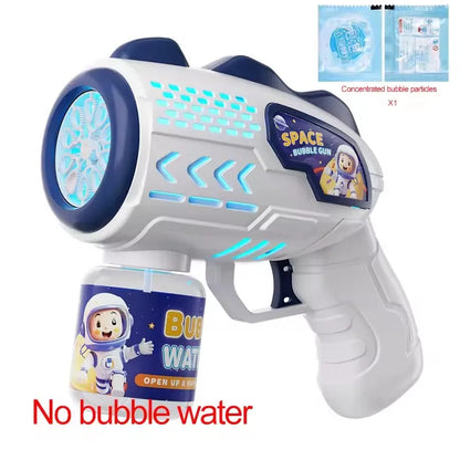 Ultimate Automatic Bubble Gun Rocket Machine - The Perfect Outdoor Bubble Blower for Kids Aged 3-6!