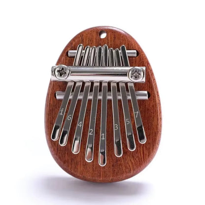 Exquisite Mini Wooden Kalimba - 8 Key Finger Piano Pendant Gift for Music Lovers