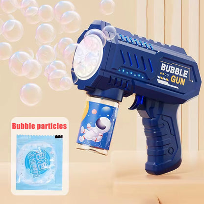 Ultimate Automatic Bubble Gun Rocket Machine - The Perfect Outdoor Bubble Blower for Kids Aged 3-6!