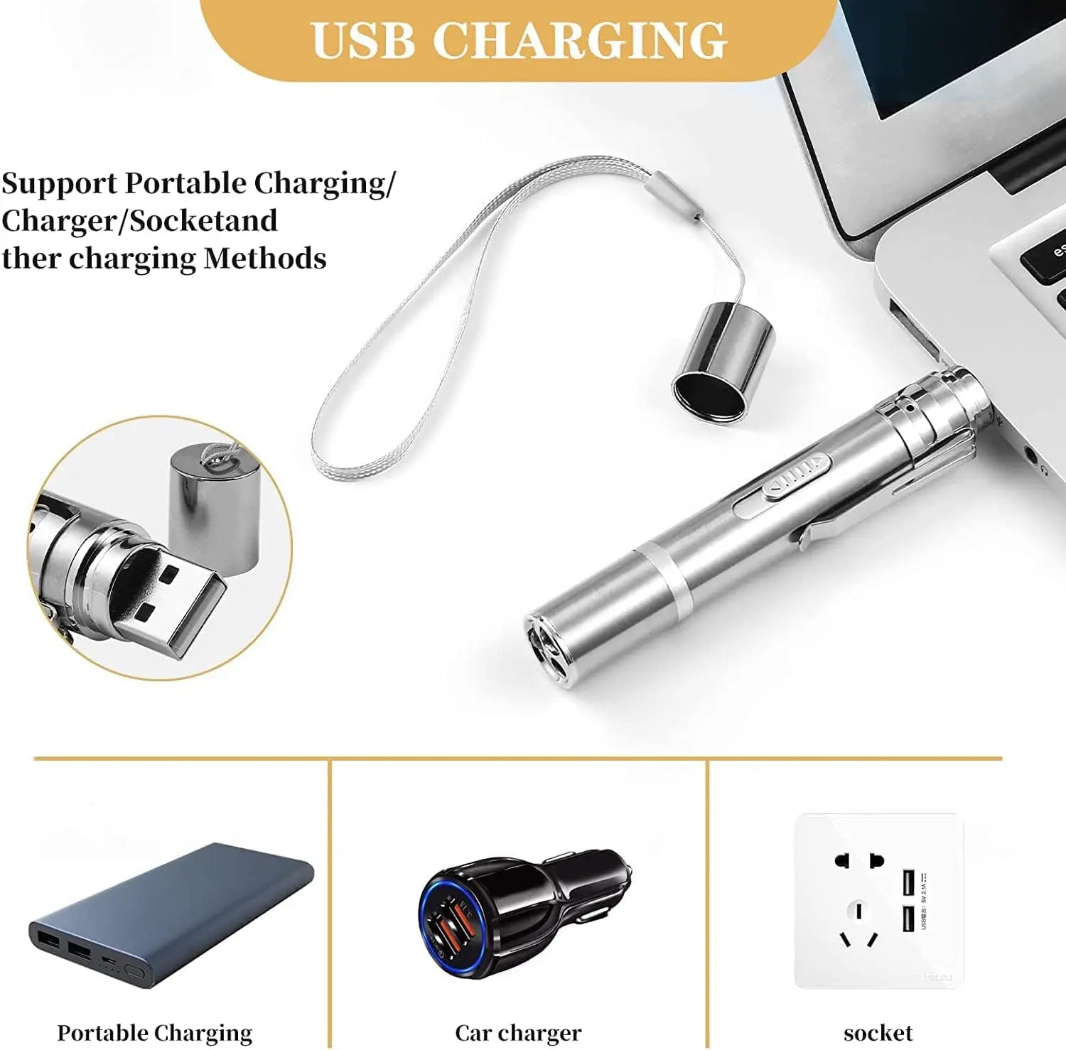 Exciting Interactive USB Rechargeable Cat Laser Pointer - 3 Modes & 5 Fun Patterns for Hours of Play!