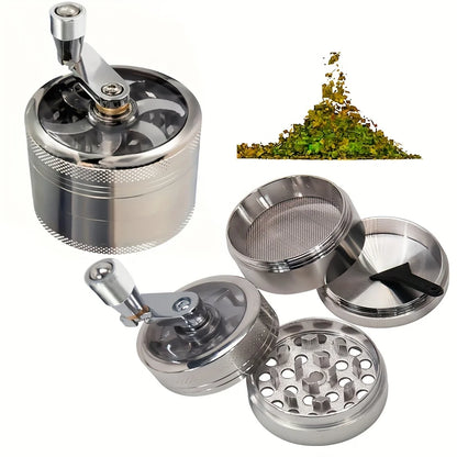 Premium Nut and Spice Grinder for Nutmeg, Ginger, Rock Salt, and Peppercorn - Handheld Crusher Tool