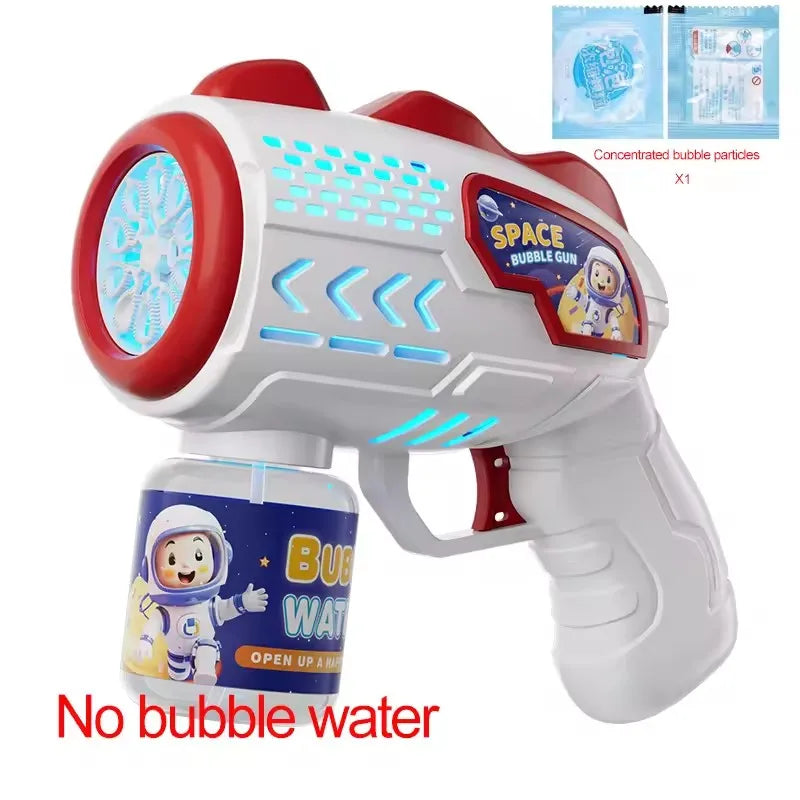 Ultimate Automatic Bubble Gun Rocket Machine - The Perfect Outdoor Bubble Blower for Kids Aged 3-6!