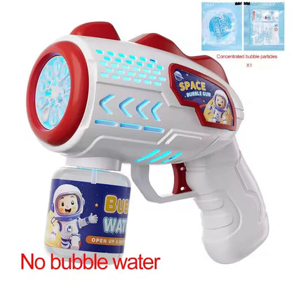Ultimate Automatic Bubble Gun Rocket Machine - The Perfect Outdoor Bubble Blower for Kids Aged 3-6!