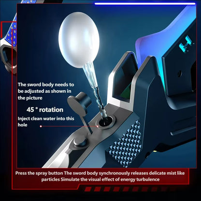 Light-Up Sword & Axe Set - Dazzling Multi-Color Cosplay Toys for All Ages - Perfect for Parties and Adventures!