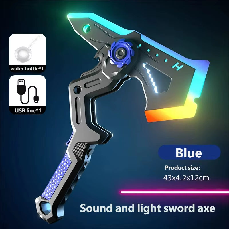 Light-Up Sword & Axe Set - Dazzling Multi-Color Cosplay Toys for All Ages - Perfect for Parties and Adventures!