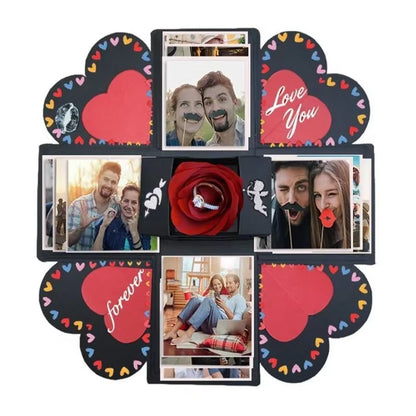Create Lasting Memories with Our DIY Explosion Photo Album Gift Box – Perfect for Valentine's Day Surprises!